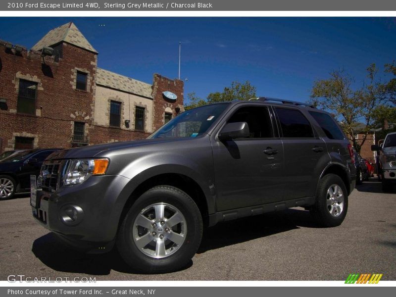 Sterling Grey Metallic / Charcoal Black 2010 Ford Escape Limited 4WD