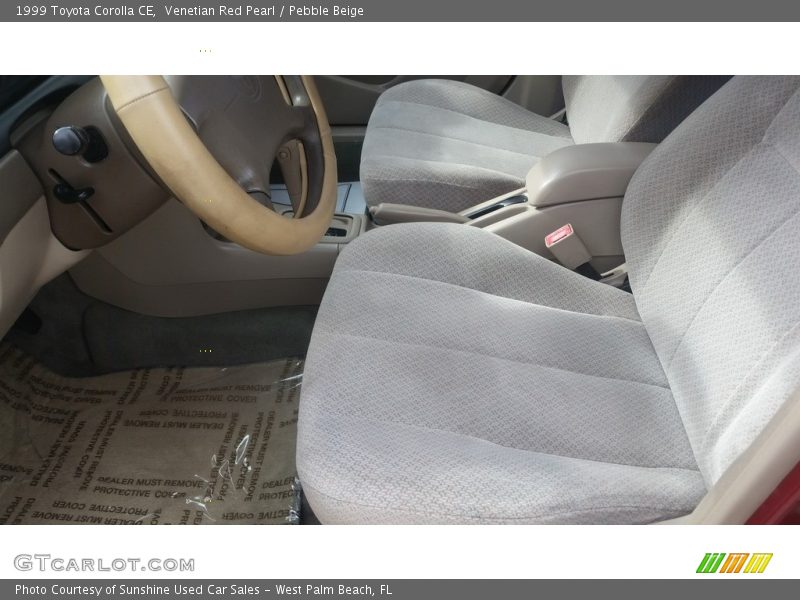 Venetian Red Pearl / Pebble Beige 1999 Toyota Corolla CE