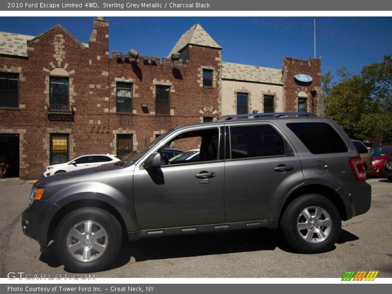 Sterling Grey Metallic / Charcoal Black 2010 Ford Escape Limited 4WD