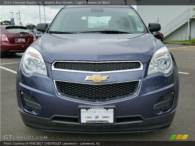 Atlantis Blue Metallic / Light Titanium/Jet Black 2014 Chevrolet Equinox LS