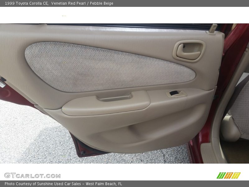 Venetian Red Pearl / Pebble Beige 1999 Toyota Corolla CE