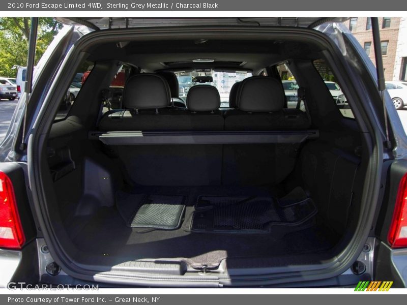 Sterling Grey Metallic / Charcoal Black 2010 Ford Escape Limited 4WD