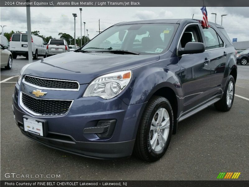 Atlantis Blue Metallic / Light Titanium/Jet Black 2014 Chevrolet Equinox LS