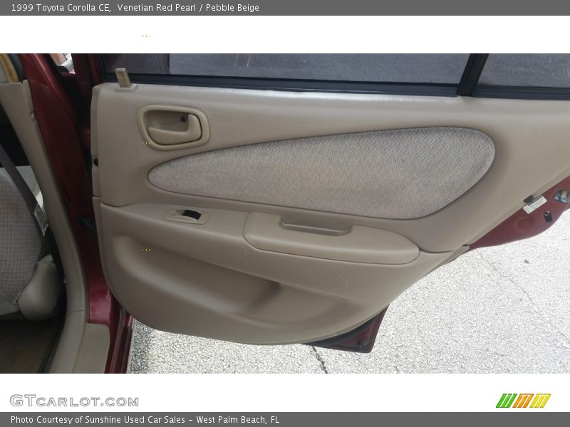 Venetian Red Pearl / Pebble Beige 1999 Toyota Corolla CE
