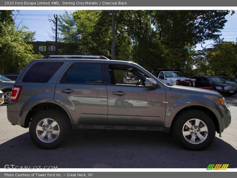 Sterling Grey Metallic / Charcoal Black 2010 Ford Escape Limited 4WD