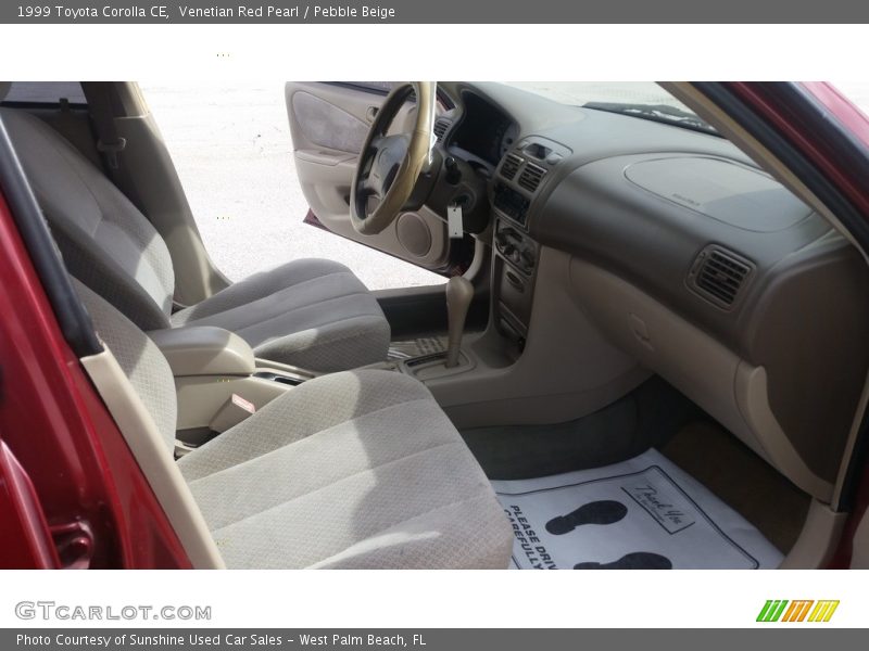 Venetian Red Pearl / Pebble Beige 1999 Toyota Corolla CE