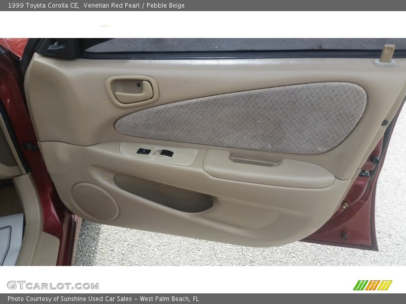 Venetian Red Pearl / Pebble Beige 1999 Toyota Corolla CE