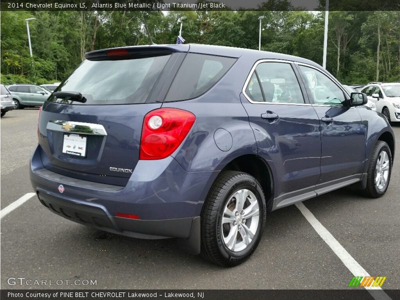 Atlantis Blue Metallic / Light Titanium/Jet Black 2014 Chevrolet Equinox LS