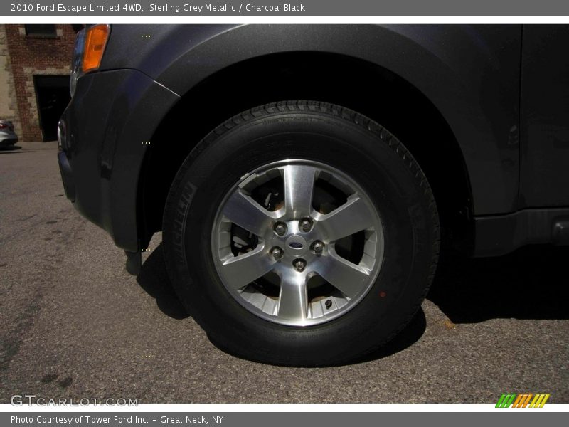 Sterling Grey Metallic / Charcoal Black 2010 Ford Escape Limited 4WD