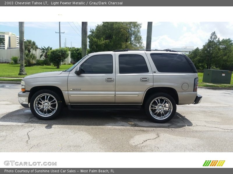 Light Pewter Metallic / Gray/Dark Charcoal 2003 Chevrolet Tahoe LT