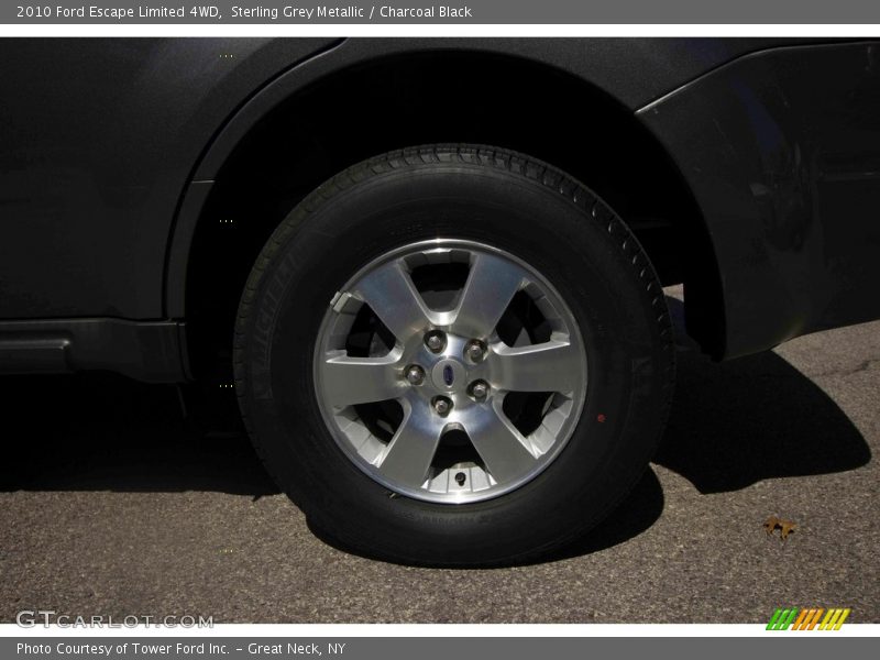 Sterling Grey Metallic / Charcoal Black 2010 Ford Escape Limited 4WD