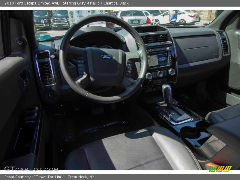 Sterling Grey Metallic / Charcoal Black 2010 Ford Escape Limited 4WD