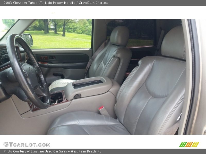Light Pewter Metallic / Gray/Dark Charcoal 2003 Chevrolet Tahoe LT