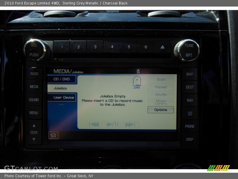 Sterling Grey Metallic / Charcoal Black 2010 Ford Escape Limited 4WD