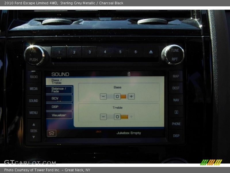 Sterling Grey Metallic / Charcoal Black 2010 Ford Escape Limited 4WD