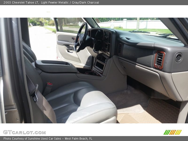 Light Pewter Metallic / Gray/Dark Charcoal 2003 Chevrolet Tahoe LT