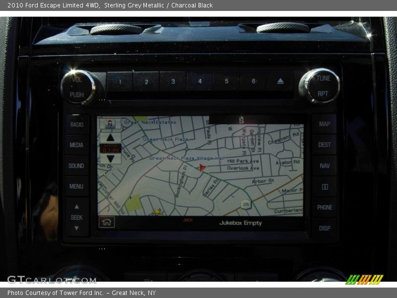 Sterling Grey Metallic / Charcoal Black 2010 Ford Escape Limited 4WD