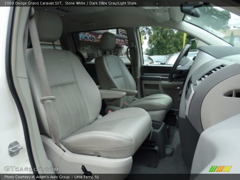 Stone White / Dark Slate Gray/Light Shale 2009 Dodge Grand Caravan SXT