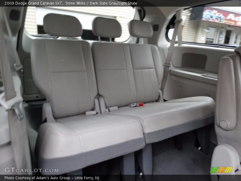 Stone White / Dark Slate Gray/Light Shale 2009 Dodge Grand Caravan SXT