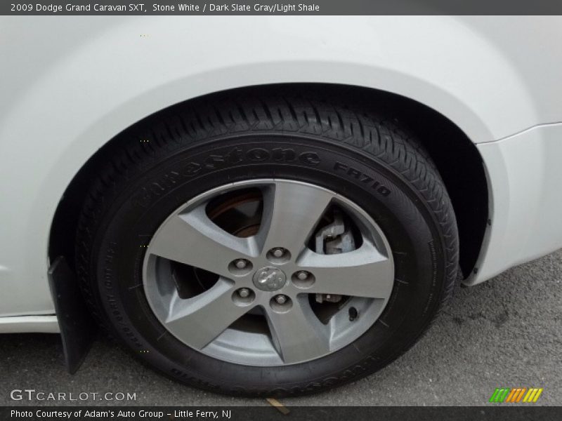 Stone White / Dark Slate Gray/Light Shale 2009 Dodge Grand Caravan SXT