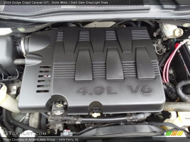 Stone White / Dark Slate Gray/Light Shale 2009 Dodge Grand Caravan SXT