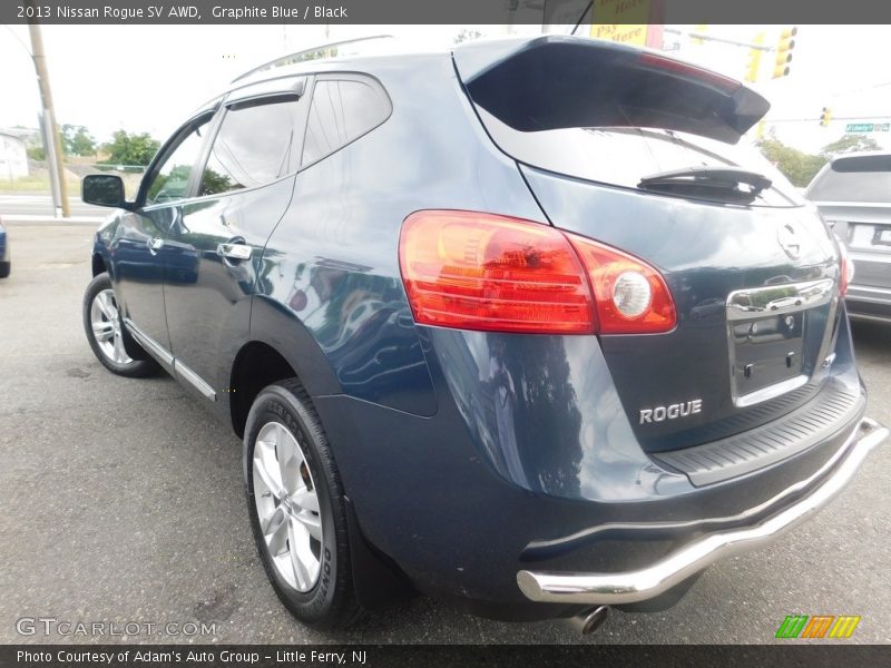 Graphite Blue / Black 2013 Nissan Rogue SV AWD