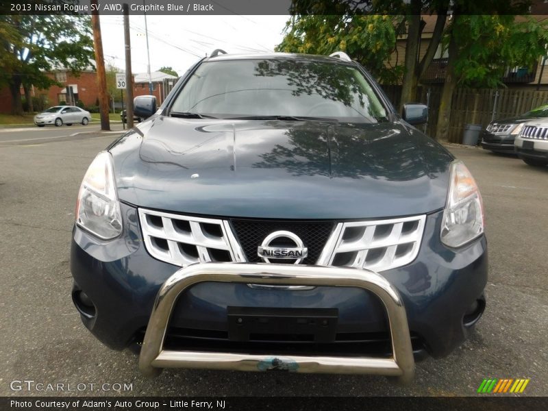 Graphite Blue / Black 2013 Nissan Rogue SV AWD