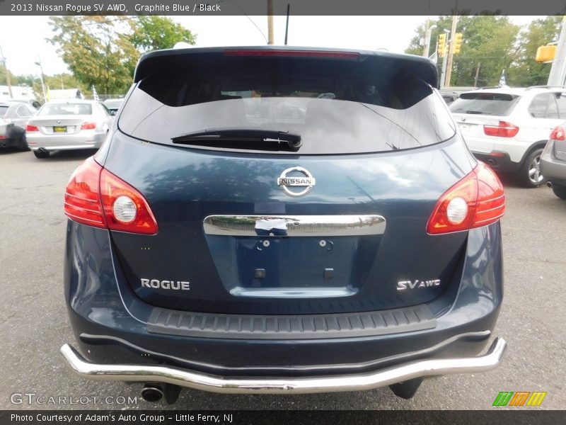 Graphite Blue / Black 2013 Nissan Rogue SV AWD