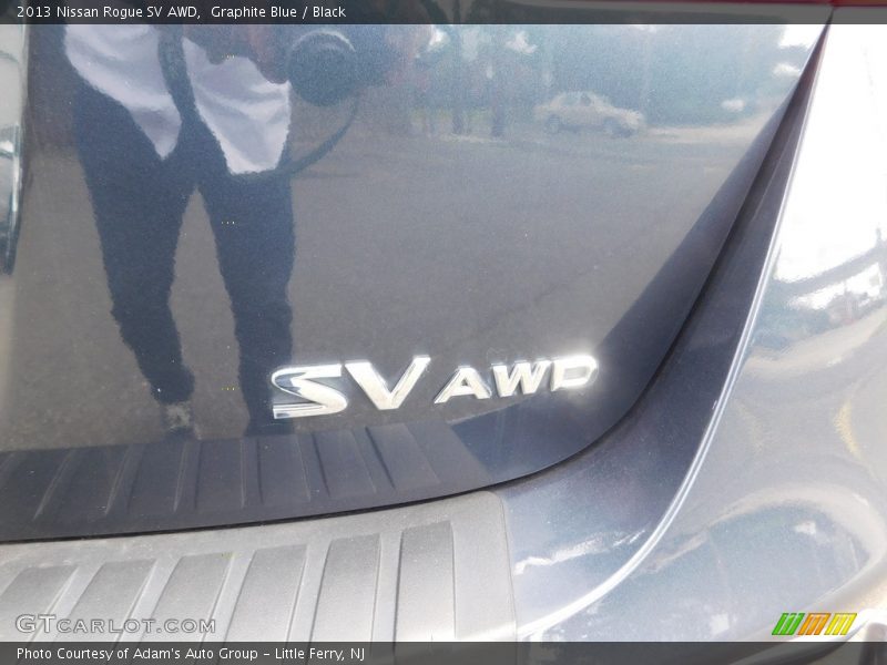 Graphite Blue / Black 2013 Nissan Rogue SV AWD