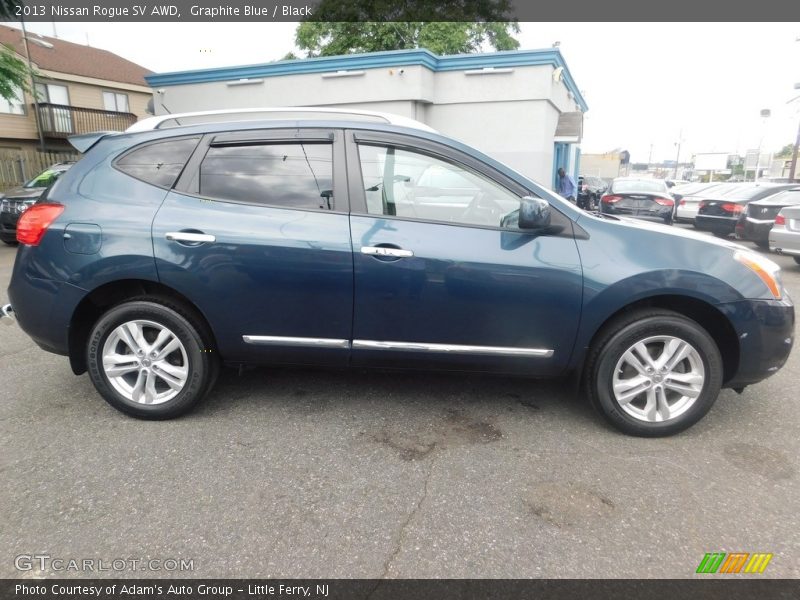 Graphite Blue / Black 2013 Nissan Rogue SV AWD