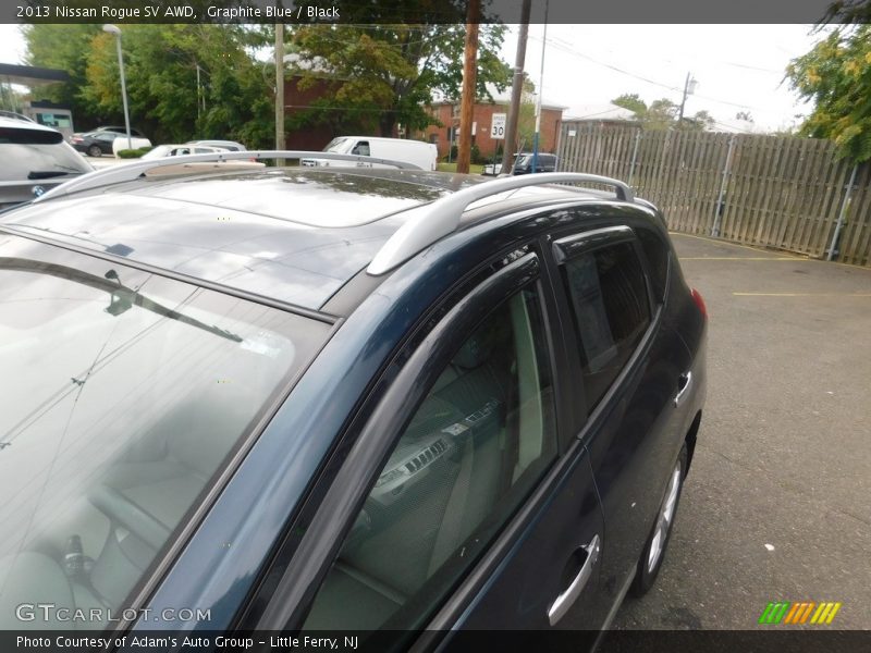 Graphite Blue / Black 2013 Nissan Rogue SV AWD