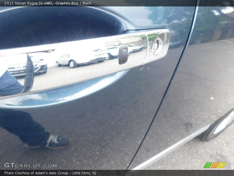 Graphite Blue / Black 2013 Nissan Rogue SV AWD