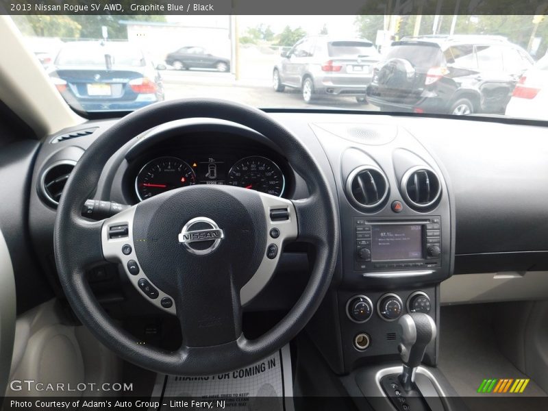Graphite Blue / Black 2013 Nissan Rogue SV AWD