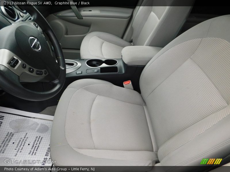 Graphite Blue / Black 2013 Nissan Rogue SV AWD