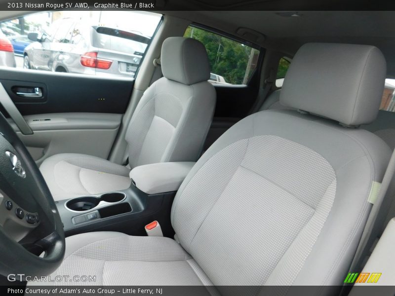 Graphite Blue / Black 2013 Nissan Rogue SV AWD