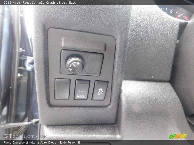 Graphite Blue / Black 2013 Nissan Rogue SV AWD