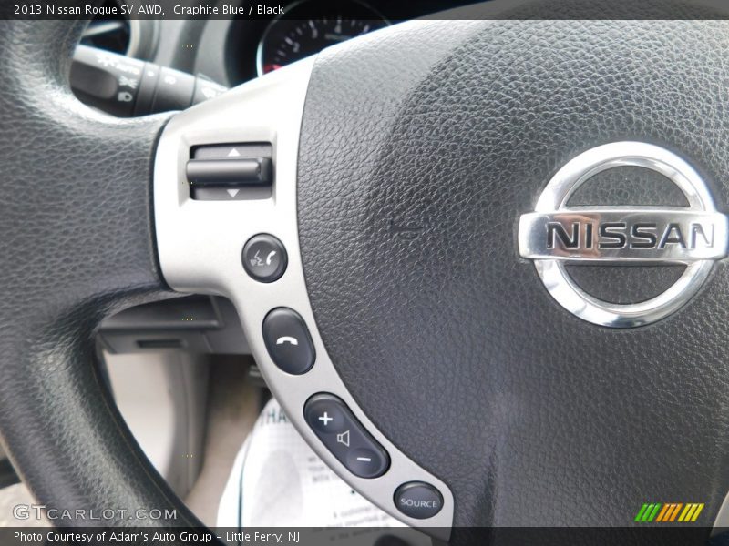Graphite Blue / Black 2013 Nissan Rogue SV AWD