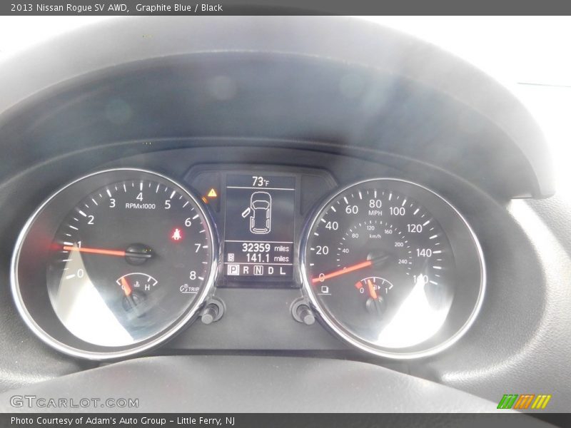 Graphite Blue / Black 2013 Nissan Rogue SV AWD