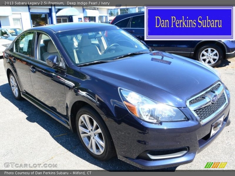 Deep Indigo Pearl / Ivory 2013 Subaru Legacy 2.5i Premium