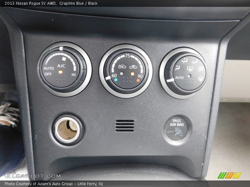 Graphite Blue / Black 2013 Nissan Rogue SV AWD