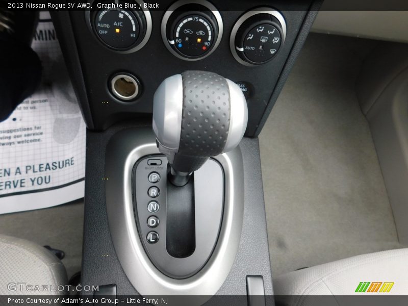 Graphite Blue / Black 2013 Nissan Rogue SV AWD