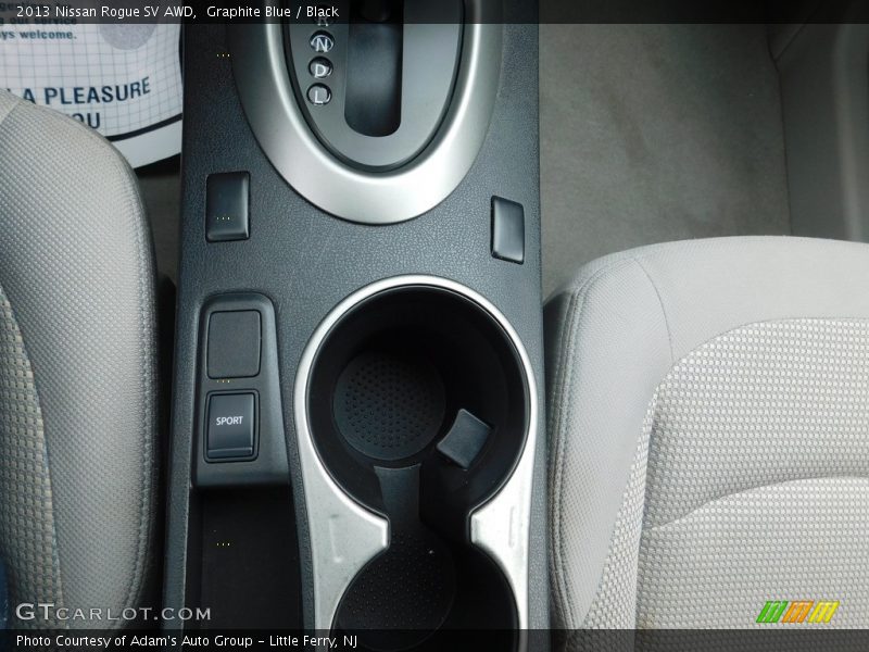 Graphite Blue / Black 2013 Nissan Rogue SV AWD