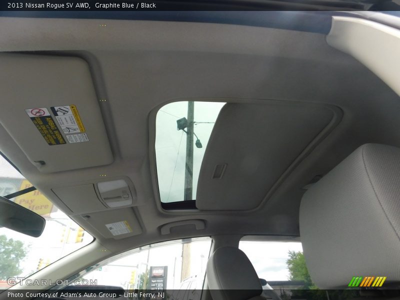 Graphite Blue / Black 2013 Nissan Rogue SV AWD
