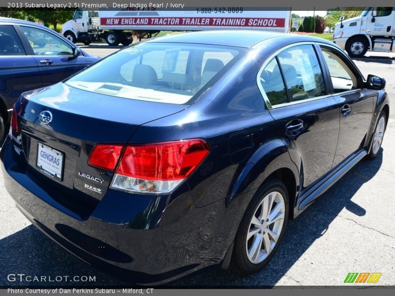 Deep Indigo Pearl / Ivory 2013 Subaru Legacy 2.5i Premium