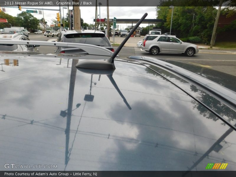 Graphite Blue / Black 2013 Nissan Rogue SV AWD