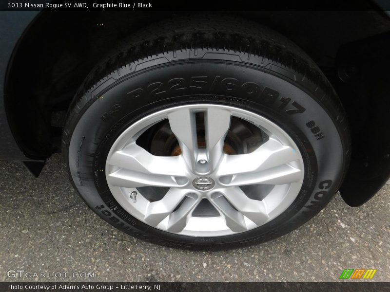 Graphite Blue / Black 2013 Nissan Rogue SV AWD