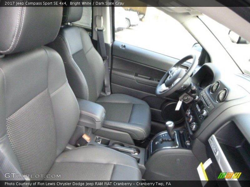 Front Seat of 2017 Compass Sport SE 4x4