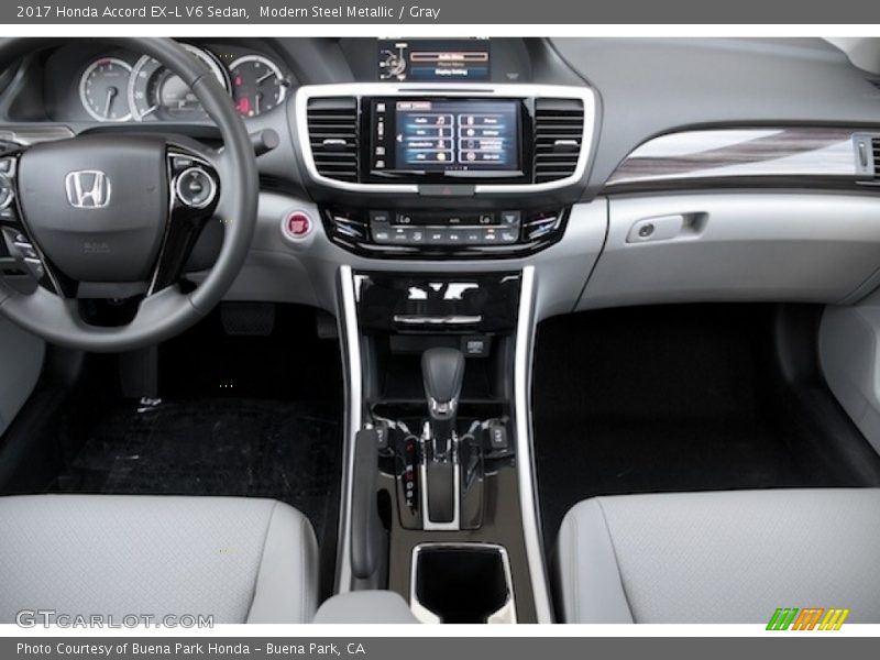 Dashboard of 2017 Accord EX-L V6 Sedan