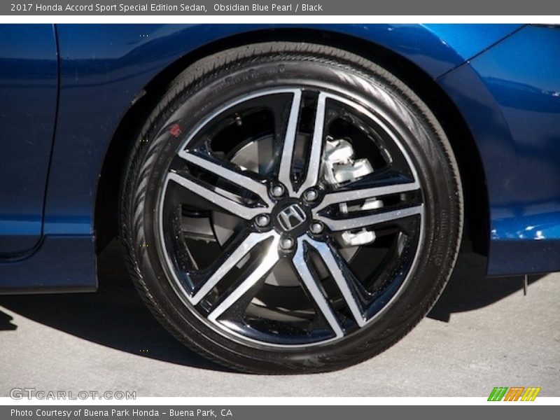 Obsidian Blue Pearl / Black 2017 Honda Accord Sport Special Edition Sedan