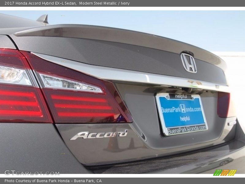 Modern Steel Metallic / Ivory 2017 Honda Accord Hybrid EX-L Sedan